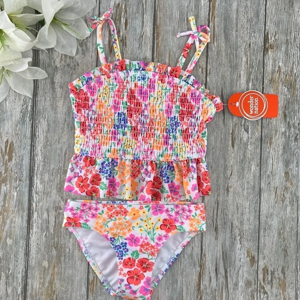 Tankini & Bikini Swimsuit Bathing Suit 2, 2-Piece Sets Size 2T